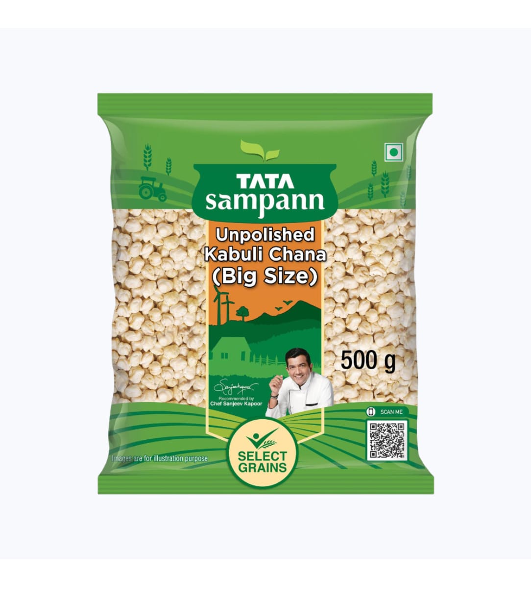 TATA Sampann Unpolished Kabuli Chana(Big Size)